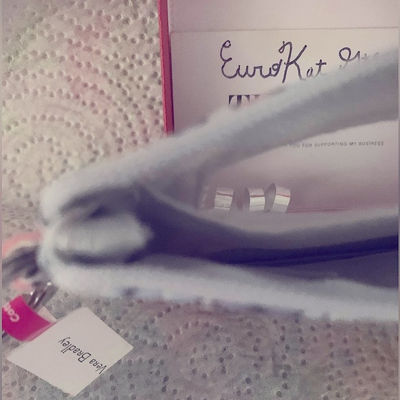 Vera Bradley ID Badge card case NEW with silver keyring can attach lanyard NWT - Picture 7 of 13